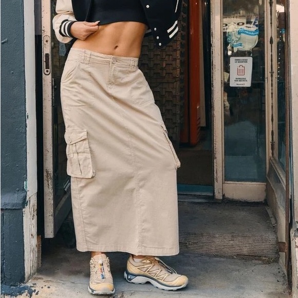 Garage | Kai Khaki Cargo Skirt - Picture 2 of 5